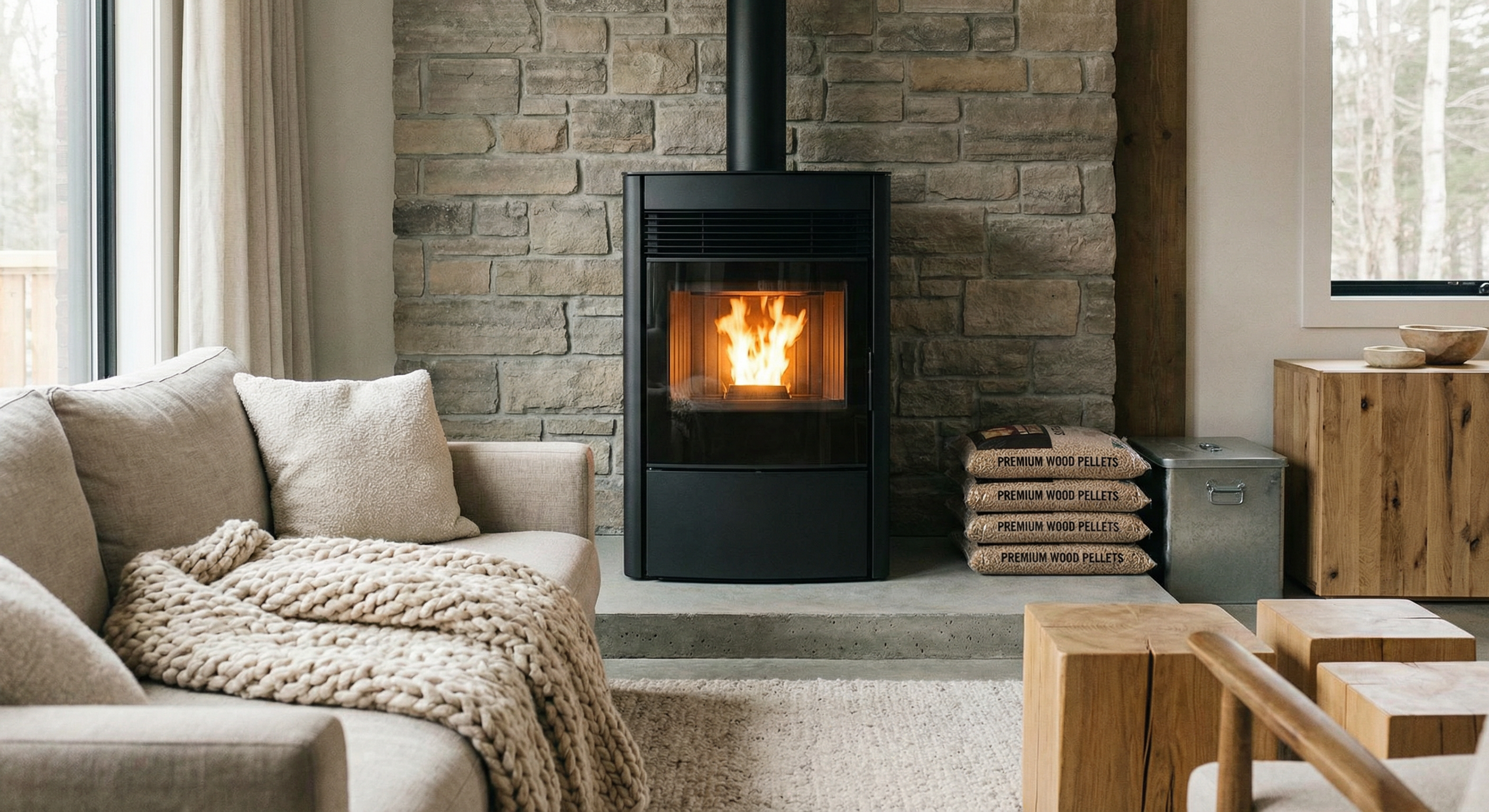 Chauffage pellet - Michel Seret